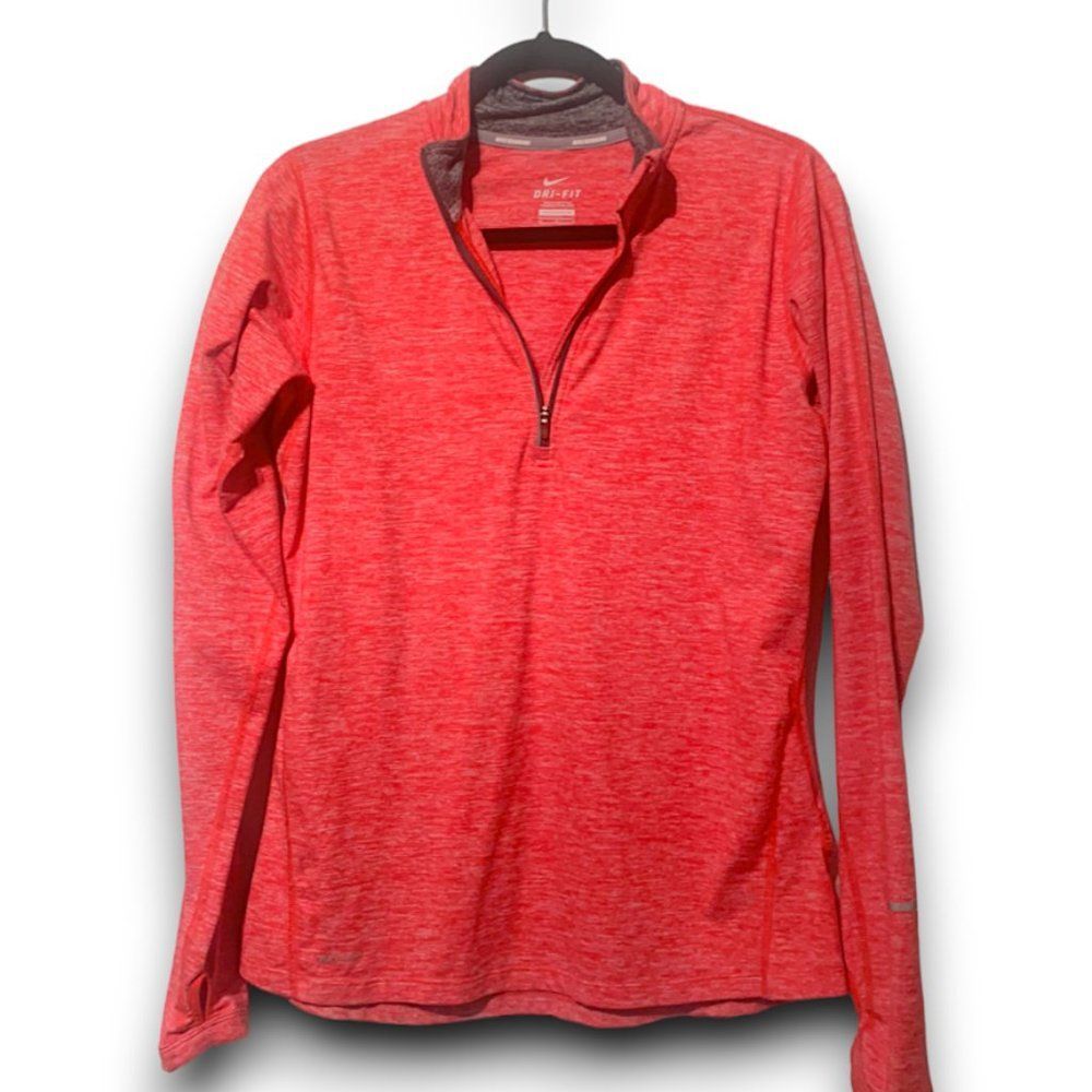 Women's NIKE Dri-Fit Zip Up Long Sleeve Pull-Over